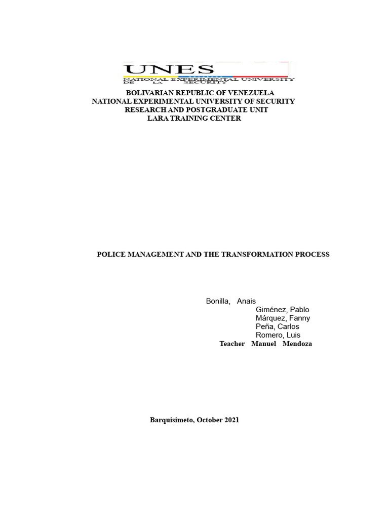 T5E2II Police Management | PDF | Police | Citizenship