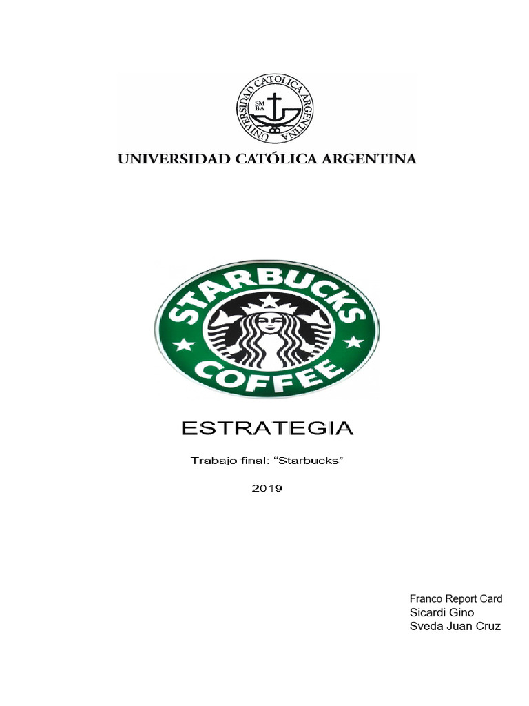 Final Project Starbucks | PDF | Starbucks | Brand
