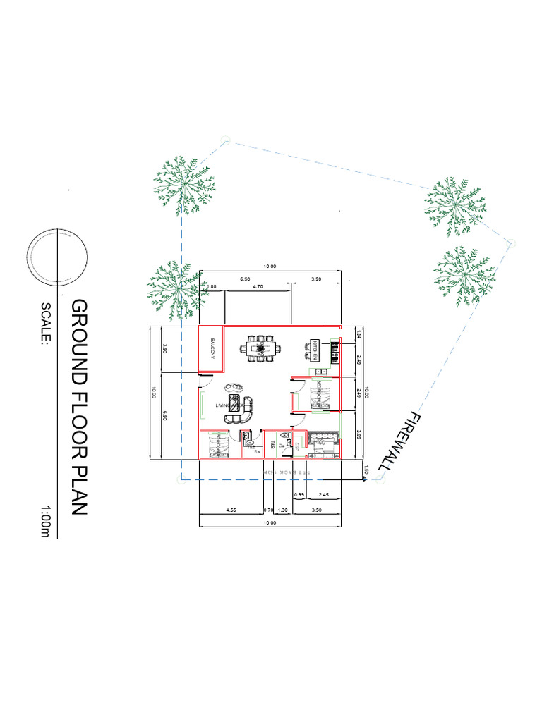 Ground Floor Plan Layout Details | PDF | Home | Interior Design