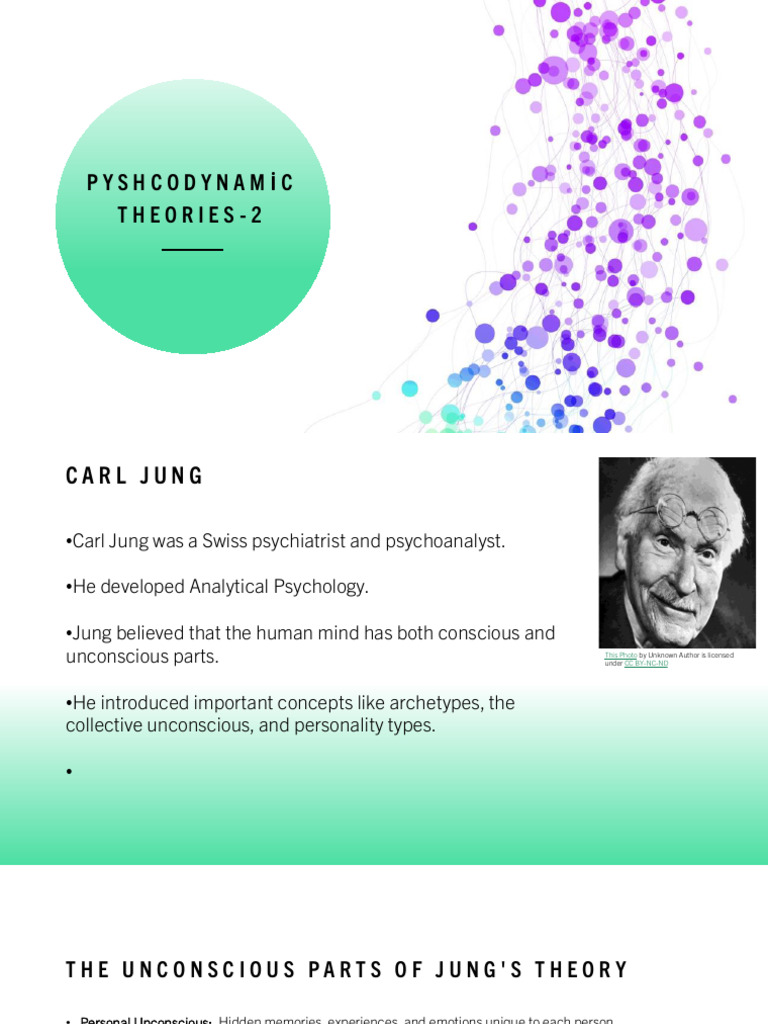 Mİ2 03 - Psychodynamic Theories 2 | PDF | Unconscious Mind | Carl Jung