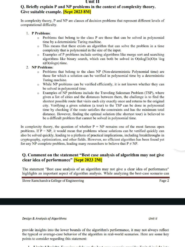 Daa Unit 2 | PDF