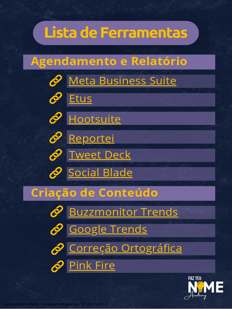 Ferramentas Essenciais para Marketing Digital | PDF | Programas ...