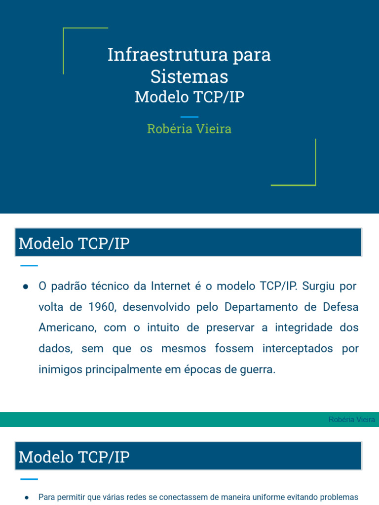 Entendendo o Modelo TCP/IP em Redes | PDF | Suíte de protocolo de ...