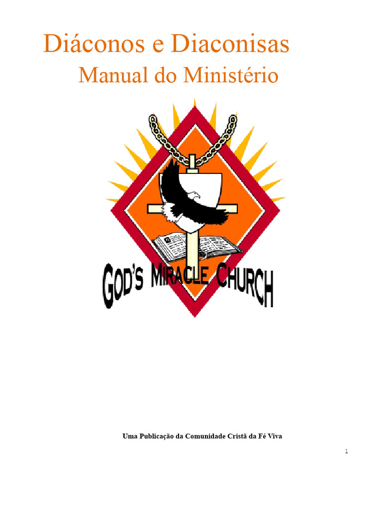 Manual do Diácono na Fé Viva | PDF | Diácono | Igreja cristã