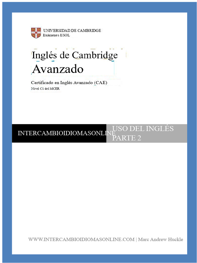 C1-Uso Del Inglés-Parte 2 | PDF | Almuerzo | Internet