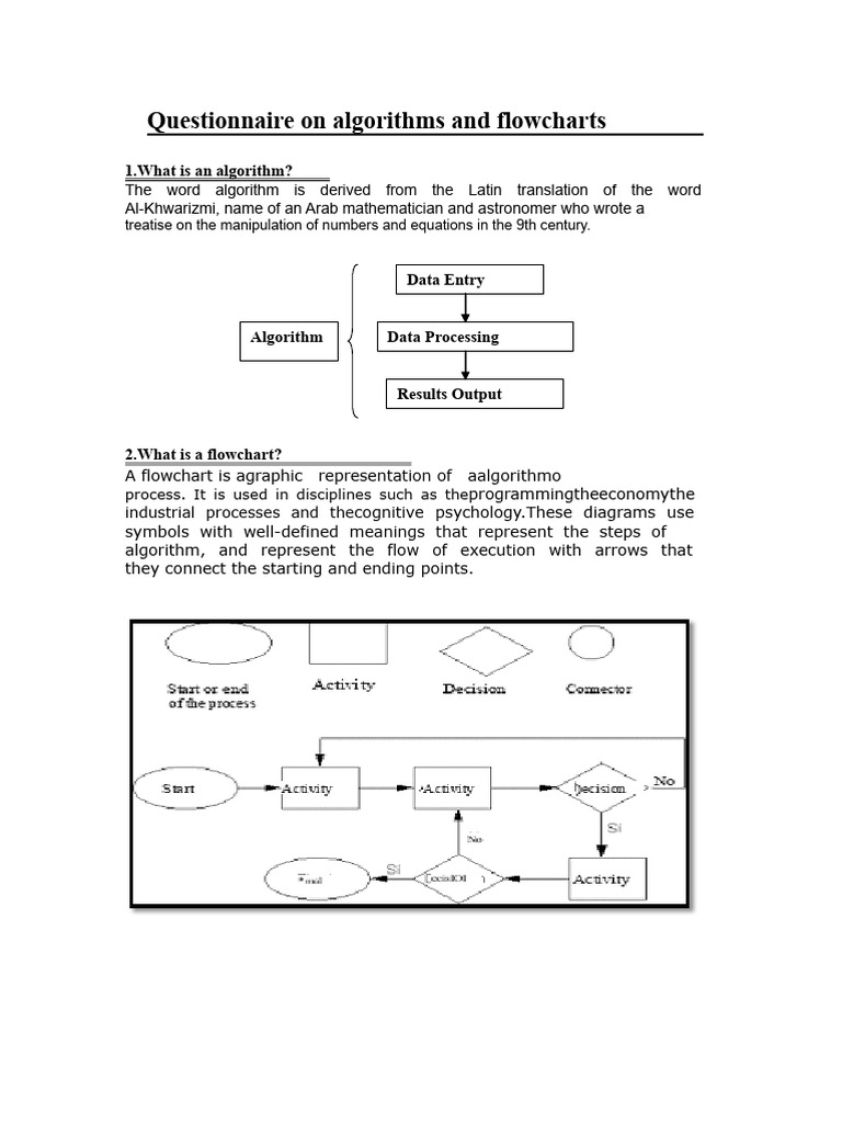 Algorithms and Flowcharts Explained | PDF | Algorithms | Computer Program