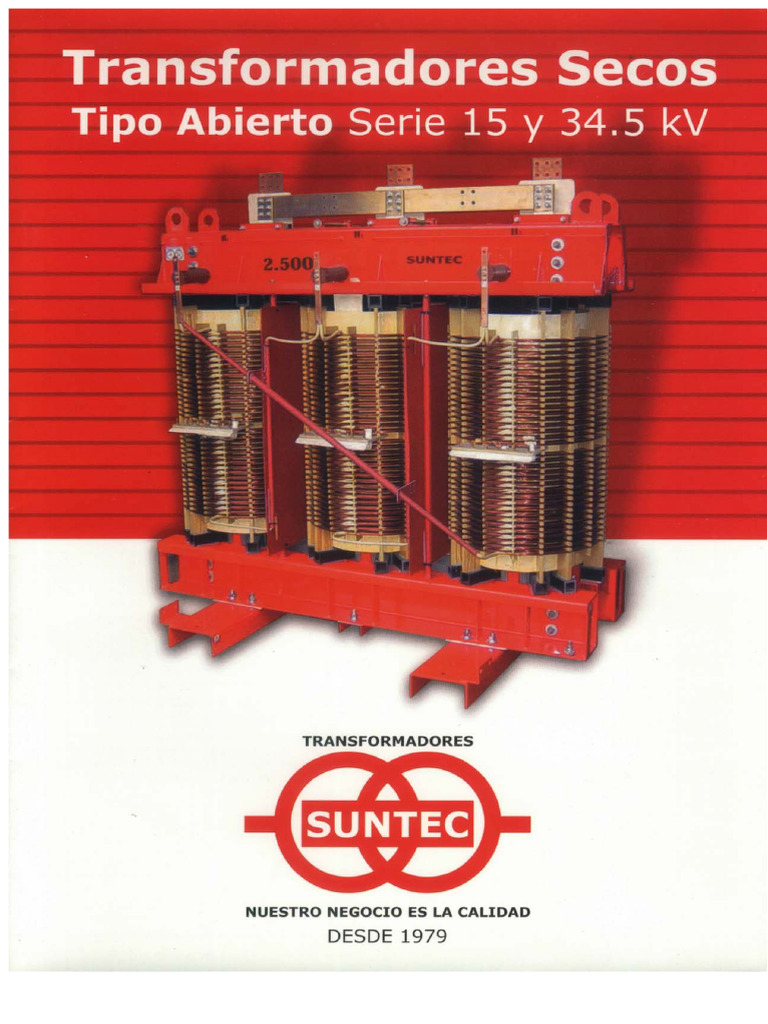 Suntec Transformator Kering Tegangan Tinggi PDF | PDF