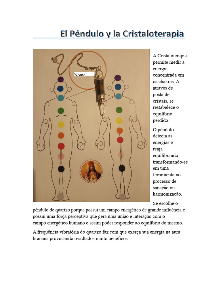 Cristaloterapia e Equilíbrio dos Chakras | PDF | Chacra | Corpo humano