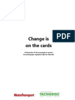 Change is on the Cards - A Motor Transport White Paper in Association With Tachodisc