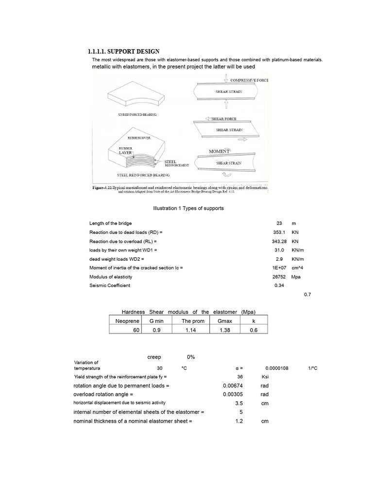 Neoprene Support Design for Bridges | PDF | Mechanical Engineering ...