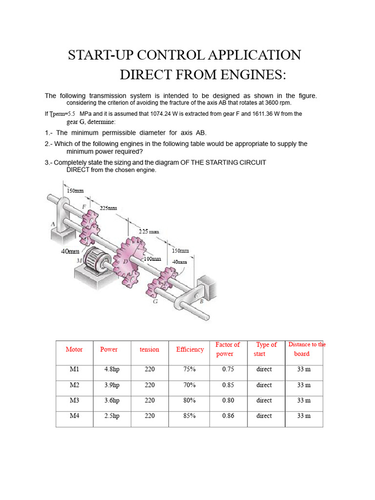 Start-Up Control Application for Motors | PDF | Relay | Electrical ...