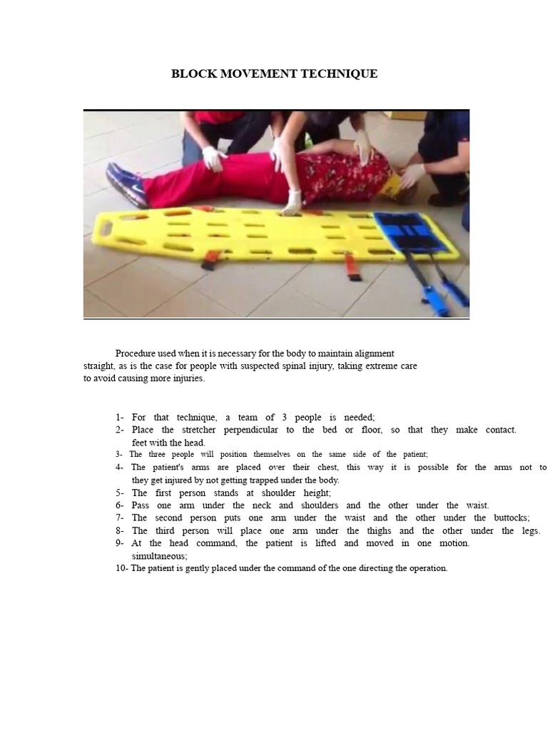 Block Mobilization Technique | PDF