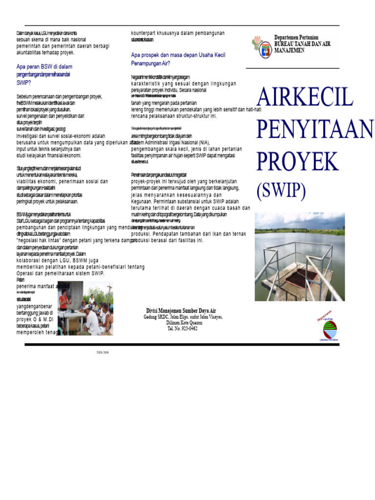 Peran SWIP dalam Pertanian Berkelanjutan | PDF