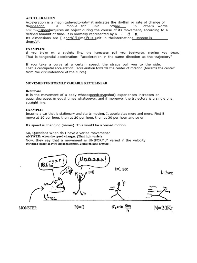 Understanding Acceleration and Motion | PDF | Acceleration | Speed