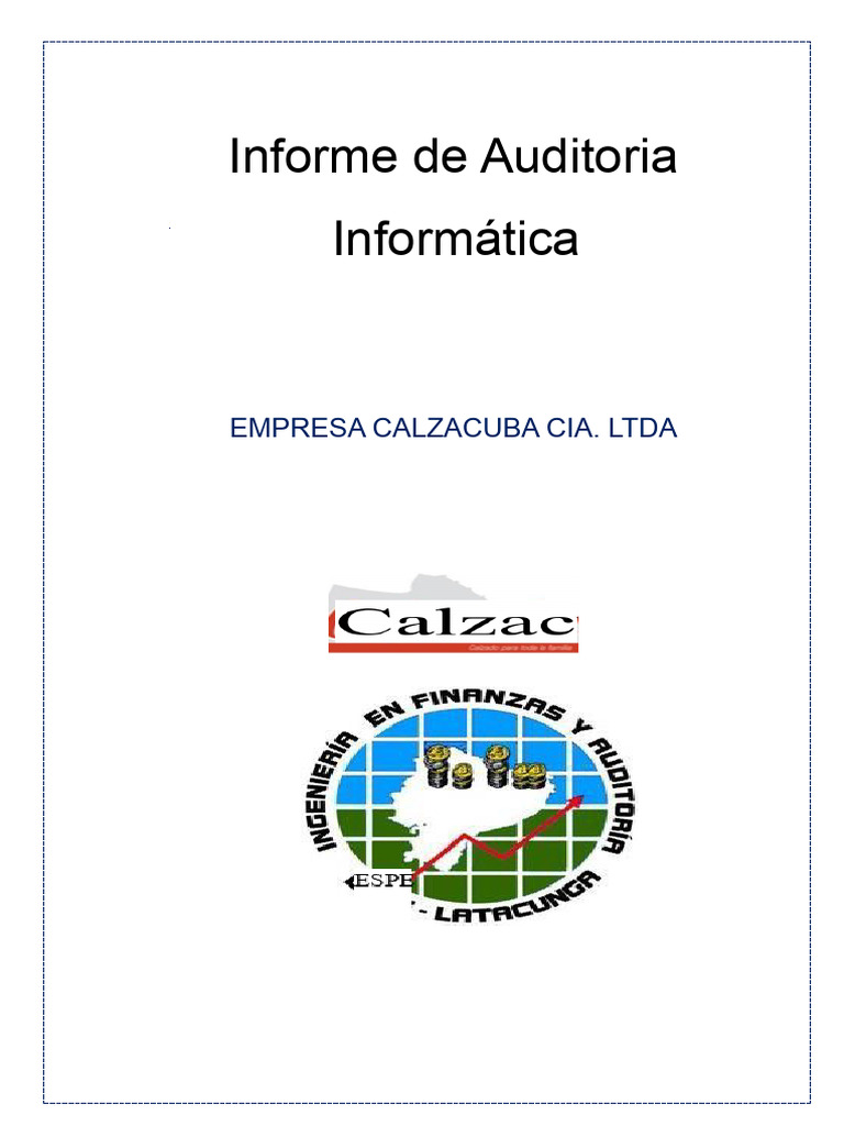 Auditoria de Segurança da TI na Calzacuba | PDF | Cobit | Tecnologia da ...