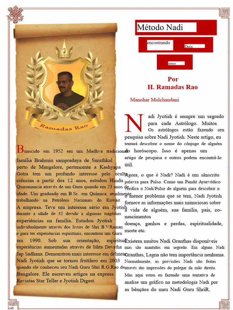 Descobrindo o Nome do Cônjuge em Nadi Jyotish | PDF | Astrologia | Guru