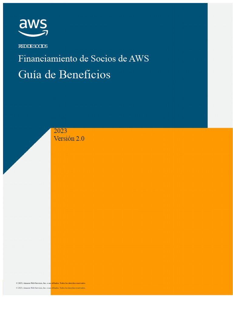 Beneficios de Financiamiento para Socios AWS | PDF | Servicios web de ...