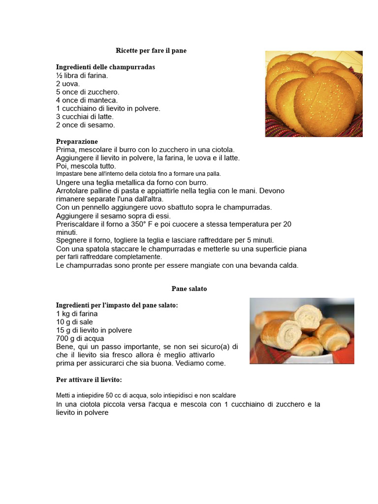 Ricette 2 | PDF