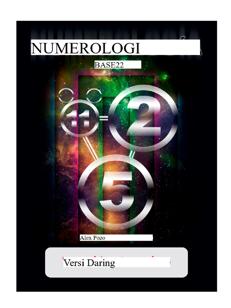 Panduan Numerologi Terapeutik Dasar 22 | PDF