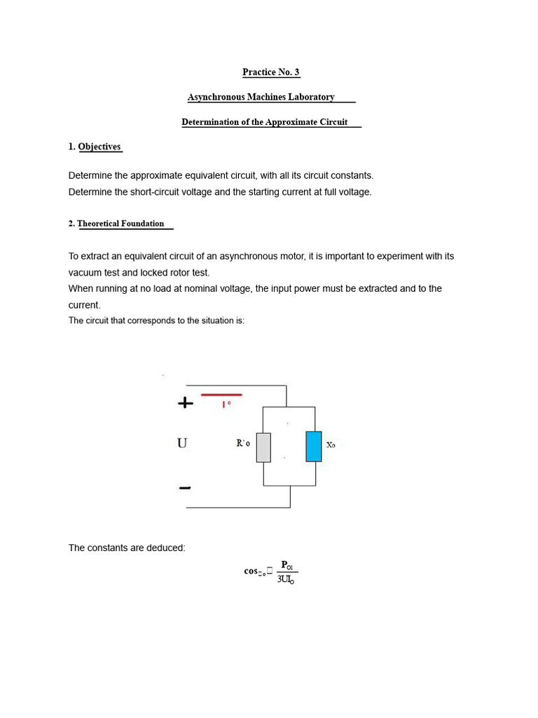 Asynchronous Machine Circuit Testing Guide | PDF | Voltage | Electrical ...