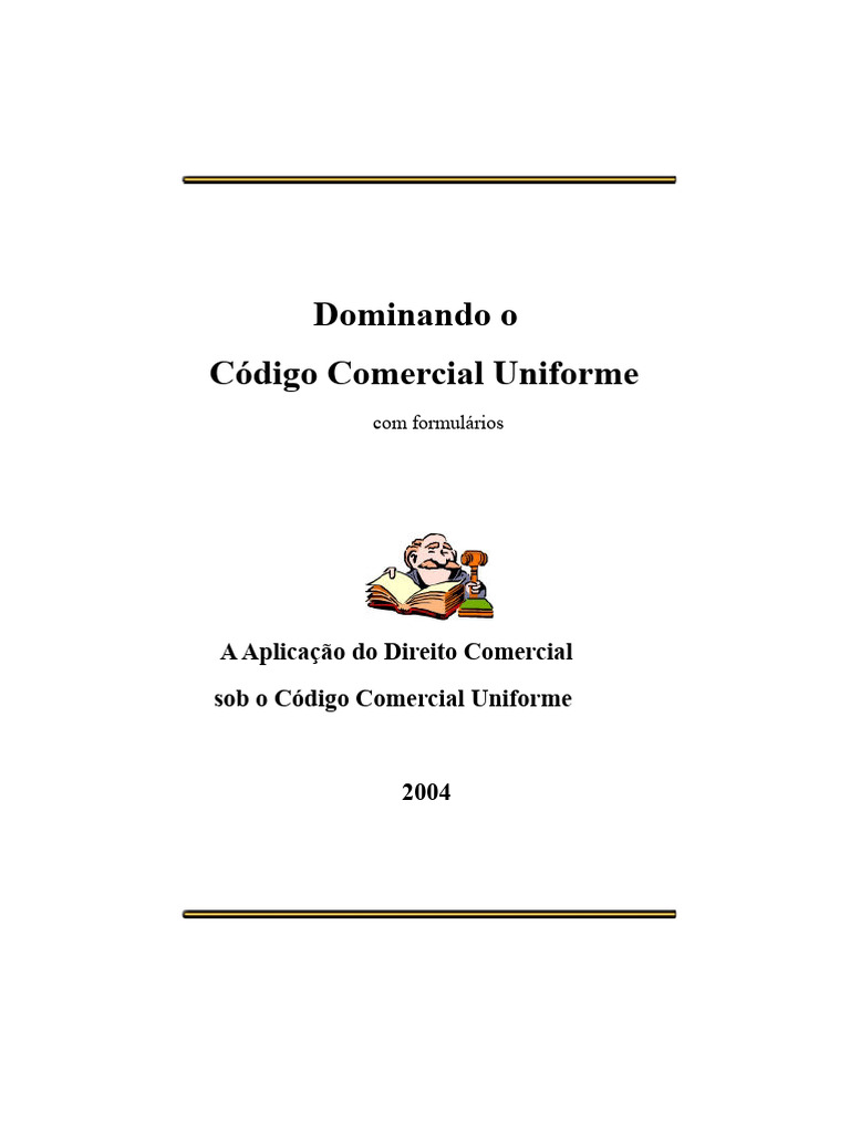 Entendendo o Código Comercial Uniforme | PDF | Direito Comum | Código ...