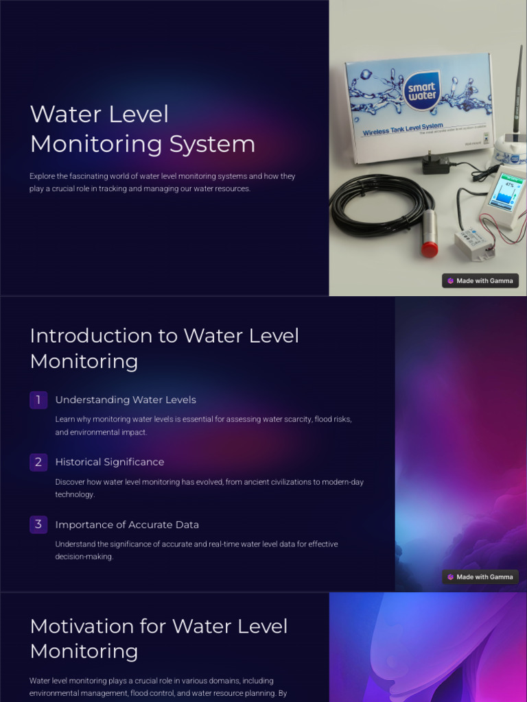 Water Level Monitoring System Overview | PDF | Water | Light Emitting Diode
