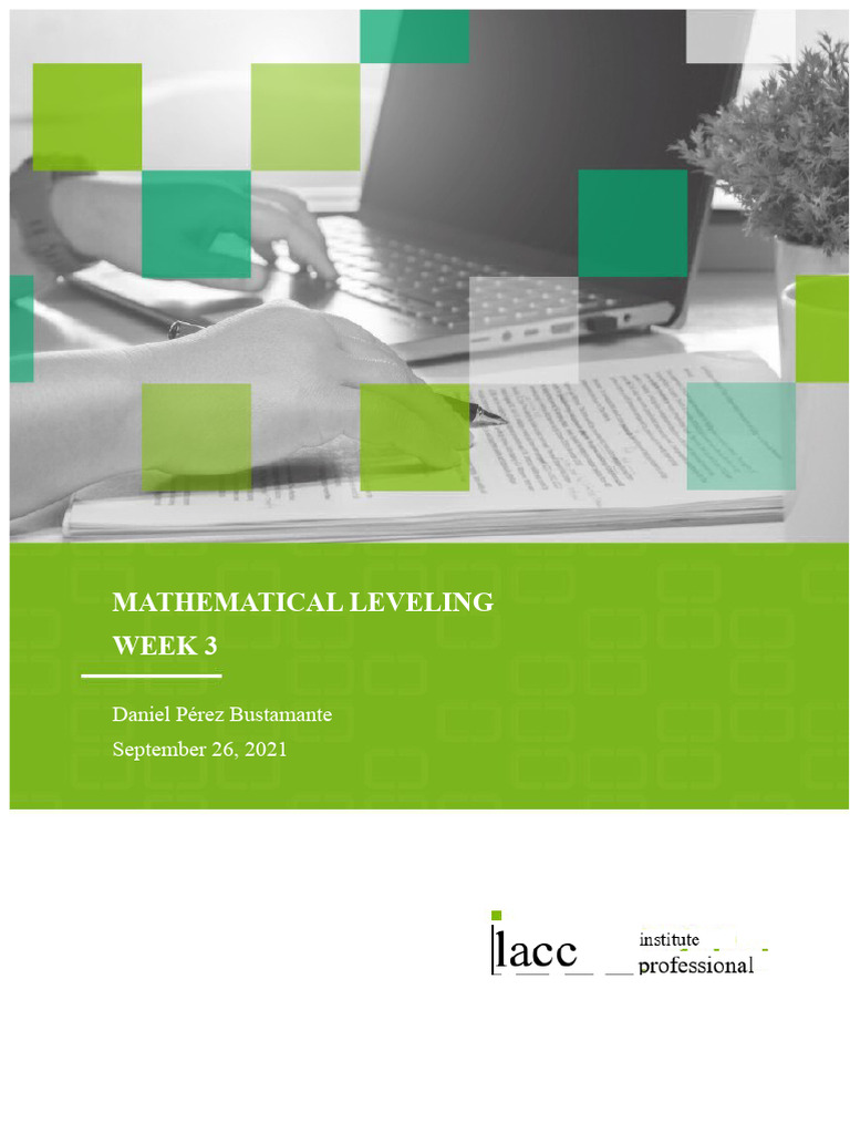 Mathematical Leveling Exercises and Solutions | PDF | Ratio | Mathematics