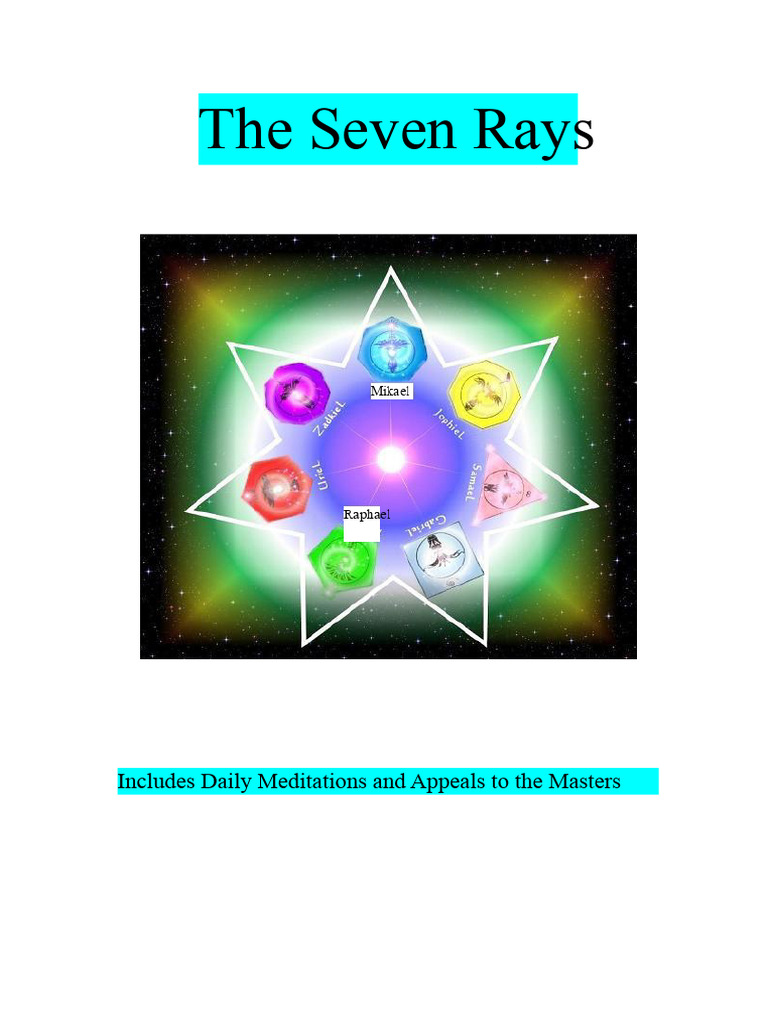 Daily Meditations on the Seven Rays | PDF | Ascended Master | Divinity
