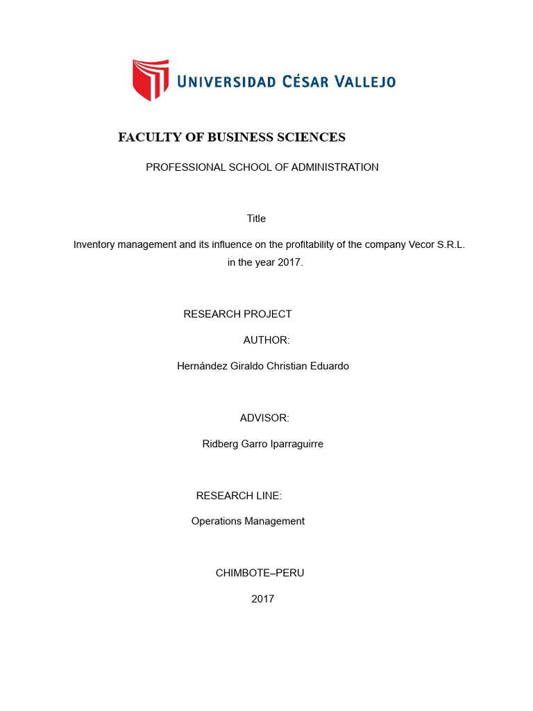 Inventory Management Impact on Profitability | PDF | Inventory | Logistics