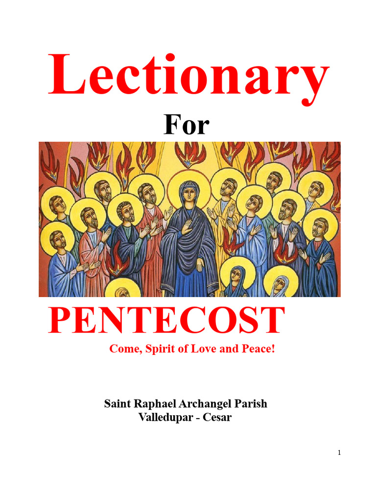 Pentecost Sunday Lectionary Readings | PDF | Religious Belief And Doctrine
