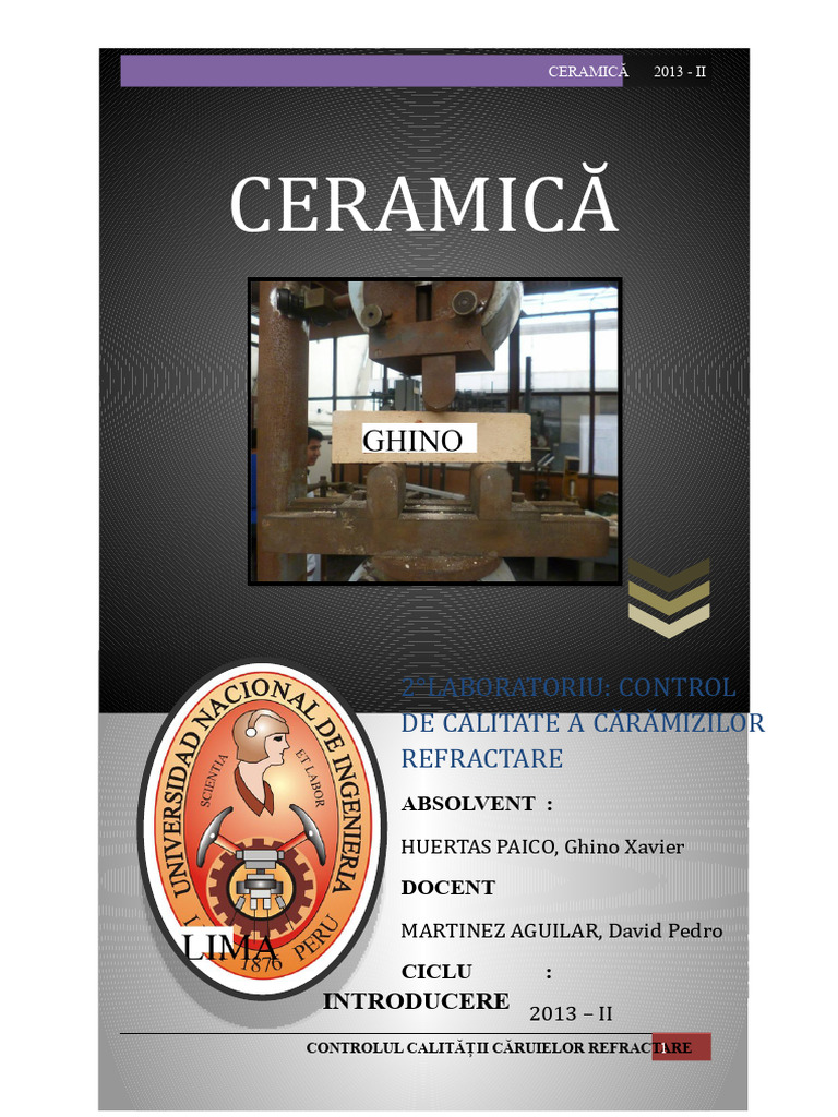 Controlul Cărămizii Refractare | PDF