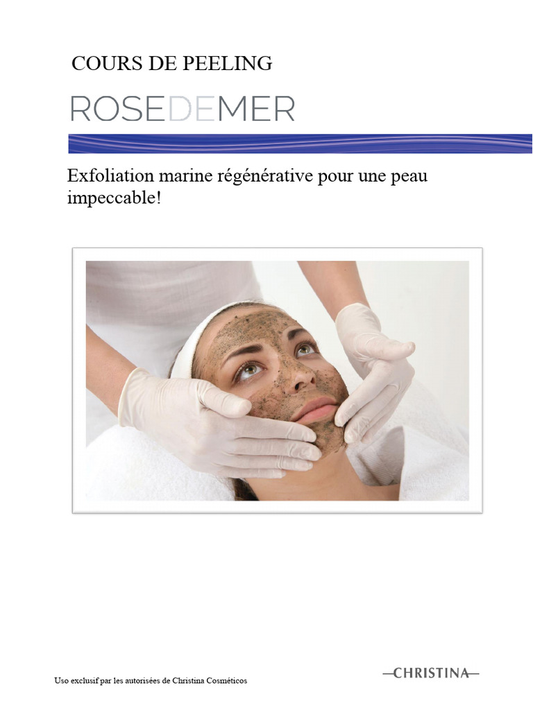 Peeling Rose de Mer : Guide Pratique | PDF | Peau | Cicatrice