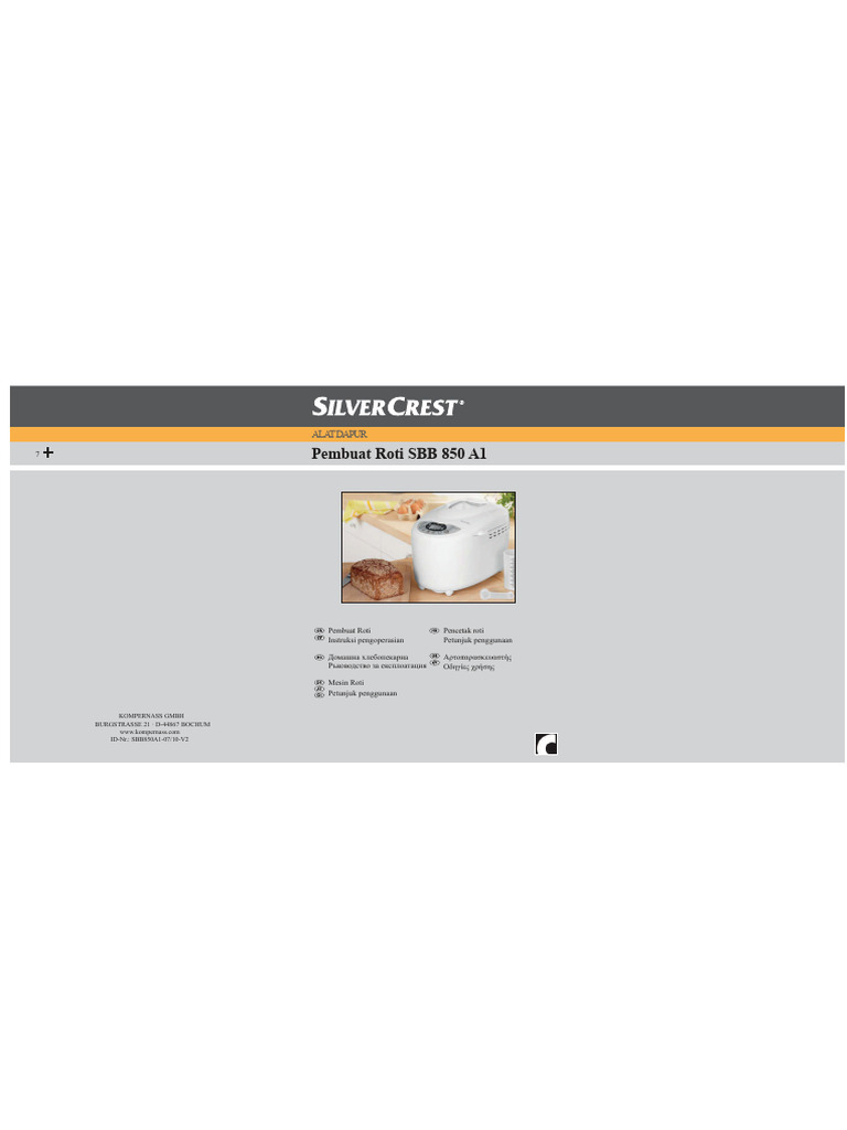 Cinghia Di Ricambio Per Macchina Del Pane Silvercrest SBB 850 EDS A1 – Scegli La Misura