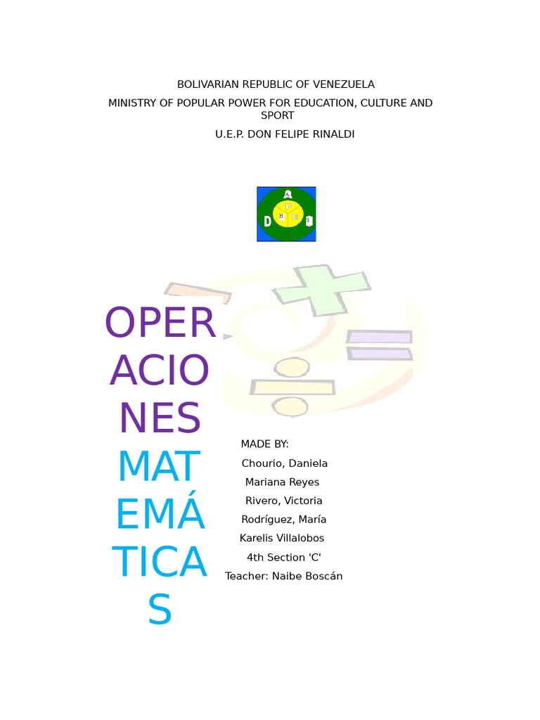 Mathematical Operations Project Closure | PDF | Subtraction ...