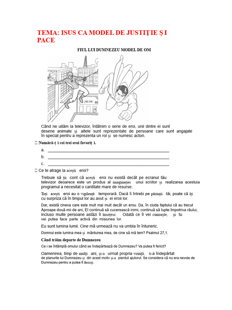 Isus, Modelul de Justiție | PDF