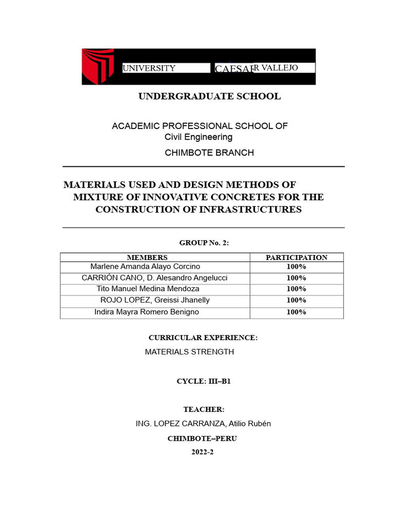 Innovative Concrete Mix Design Methods | PDF | Concrete | Cement