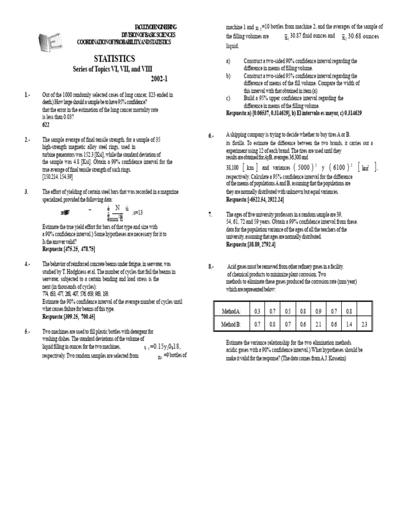 Confidence Intervals in Statistics Analysis | PDF | Regression Analysis ...