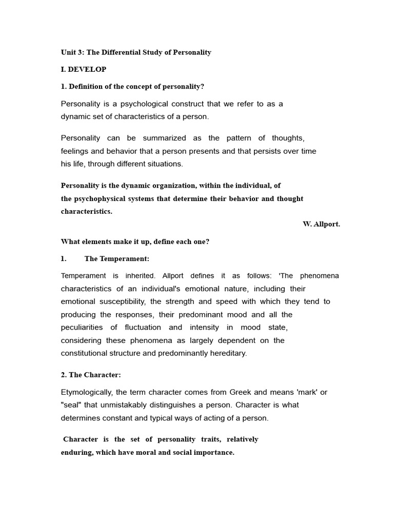 Understanding Personality Dynamics | PDF | Psychology | Creativity