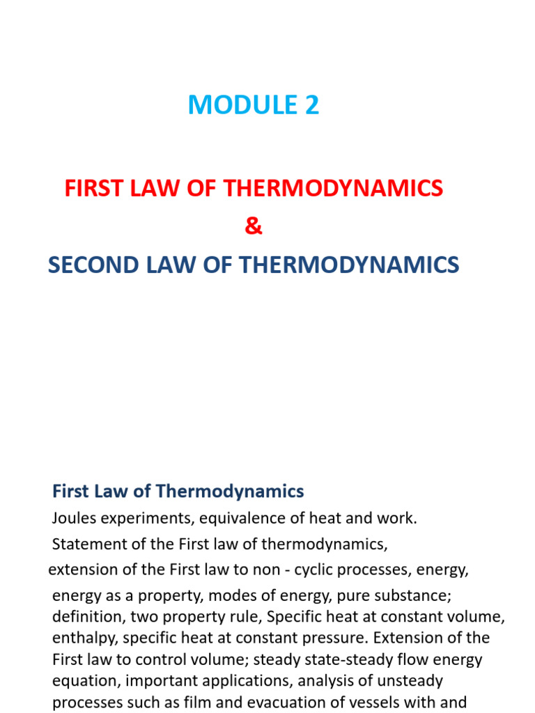 B0001167thermal Unit 2 | PDF | Heat | Second Law Of Thermodynamics