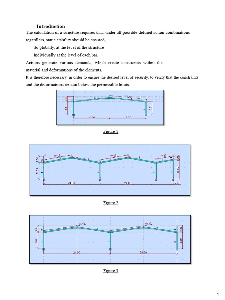 Steel Structure Load Calculation Guide | PDF | Buckling | Deformation ...
