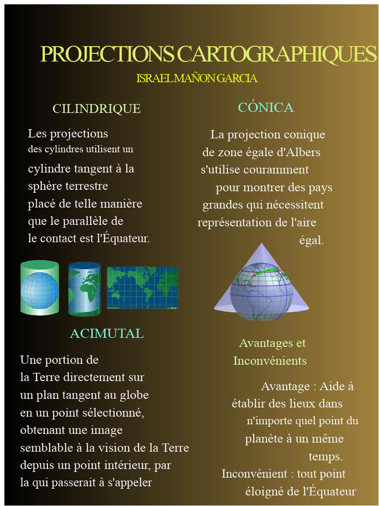 Projection conique conforme expliquée | PDF