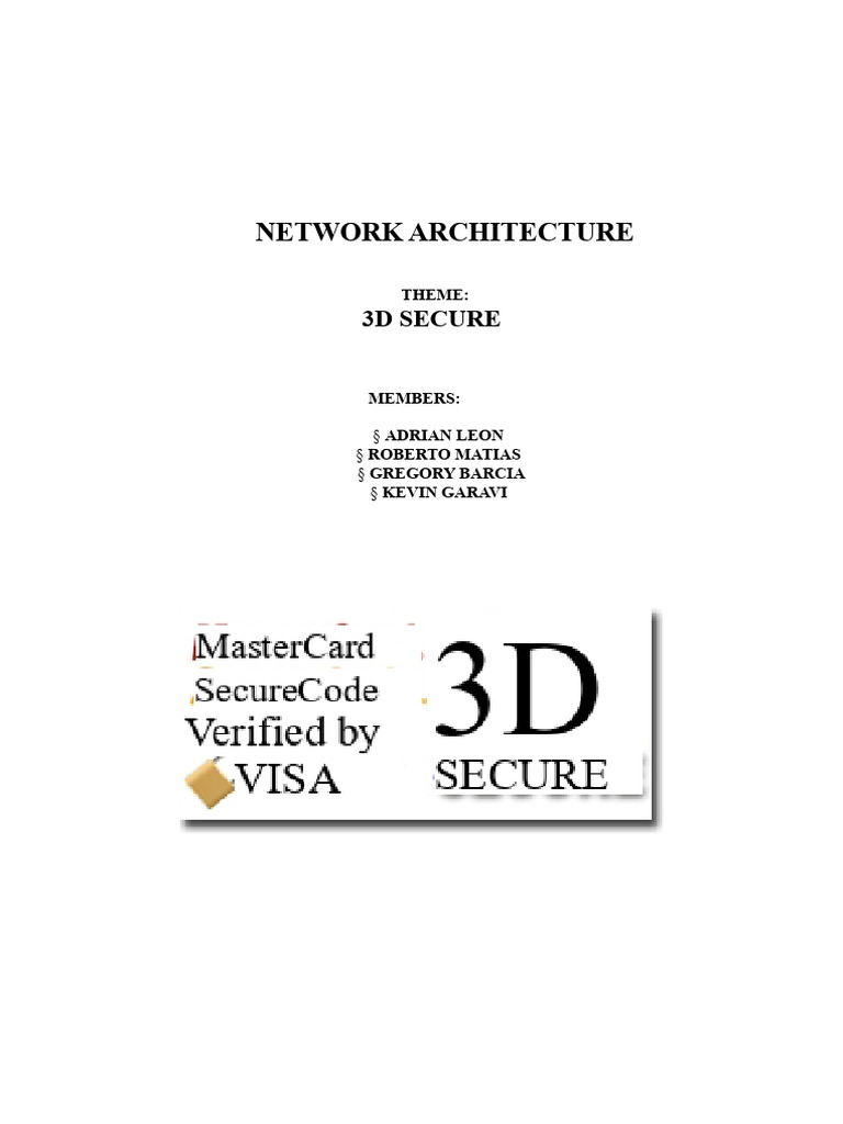 3D Secure | PDF | Credit Card | Debit Card