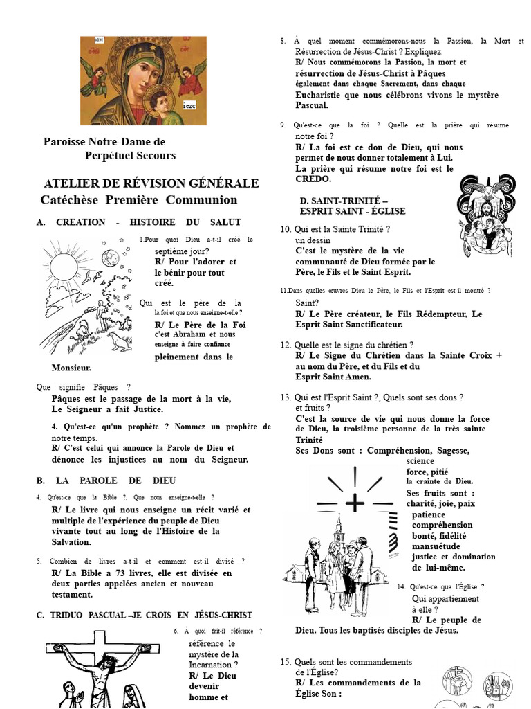 Comprendre la foi chrétienne et les sacrements | PDF | Eucharistie ...