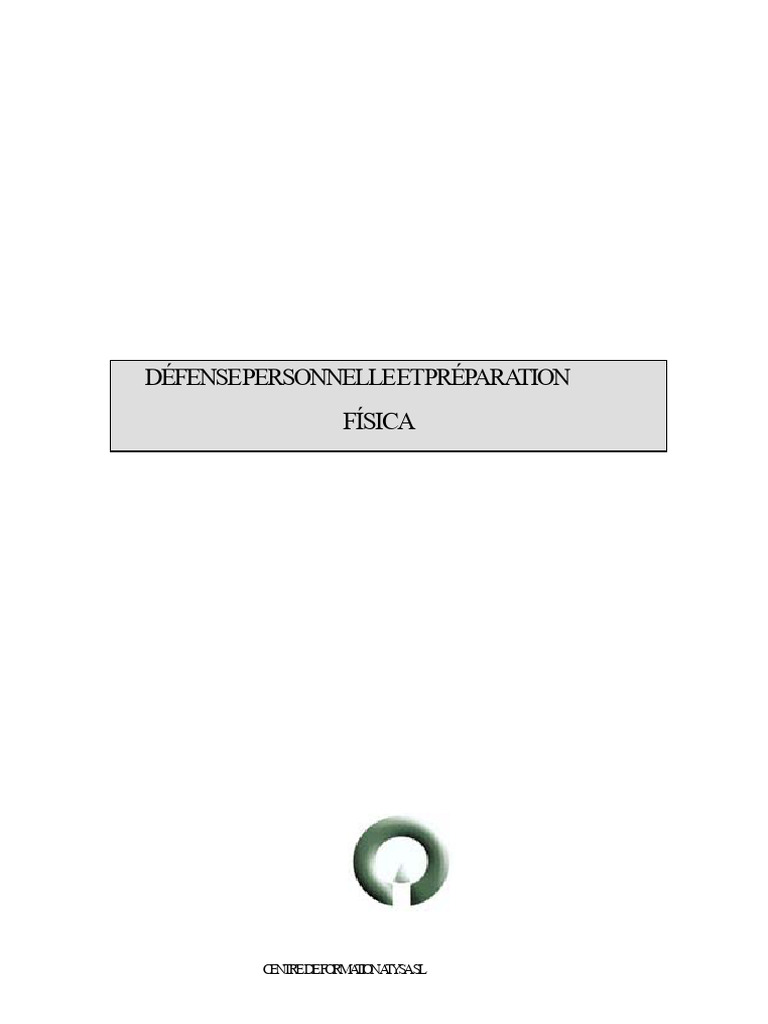 Examen De Défense Personnelle Pour Agents De Sécurité Pdf