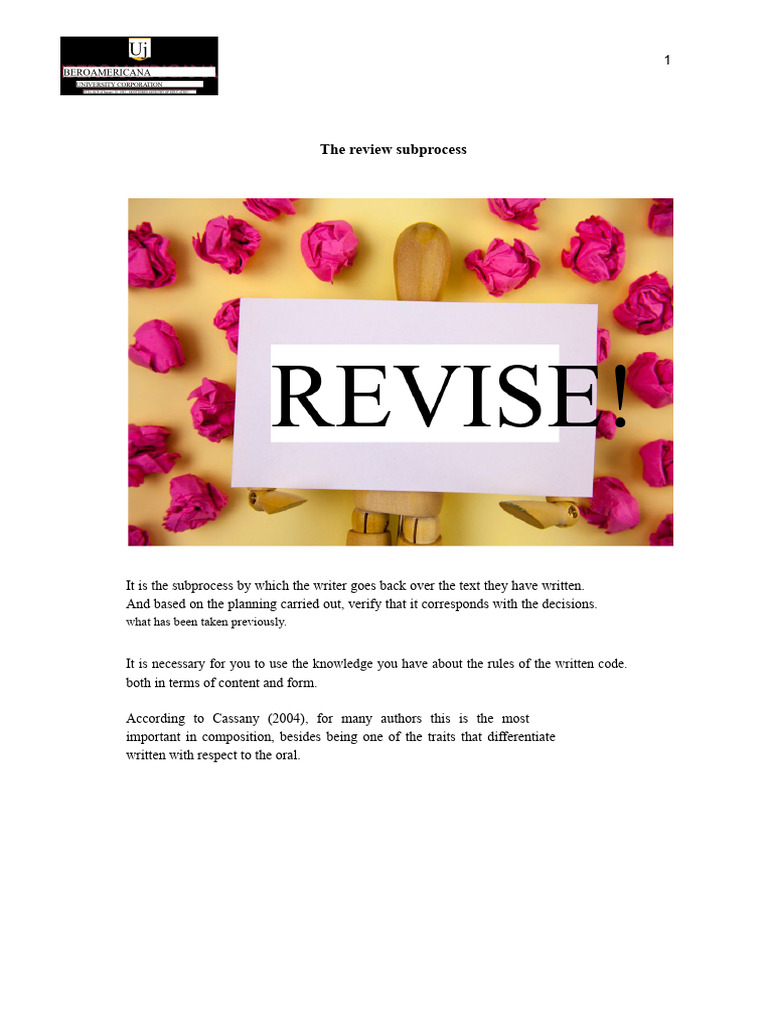 The Review Subprocess | PDF