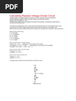 Reducing Voltage with Resistors Guide | PDF | Resistor | Electrical Network