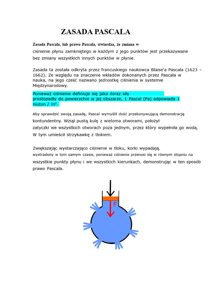 Zasada Pascala | PDF