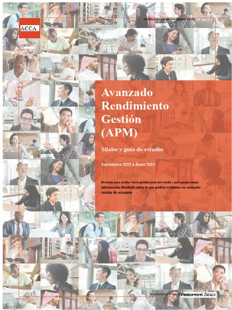 Guía de Estudio para APM 2023-2024 | PDF | Plan de estudios | Contabilidad