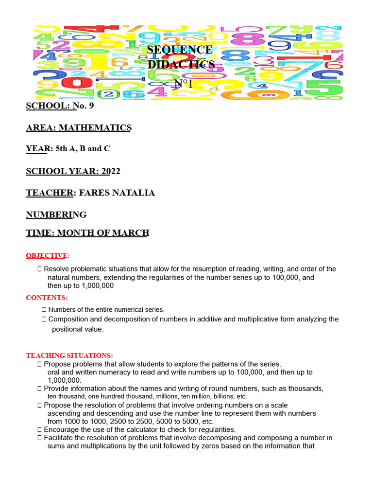 572431236-Mathematical Sequence-Numbering-5th Grade-3 | PDF | Numbers ...