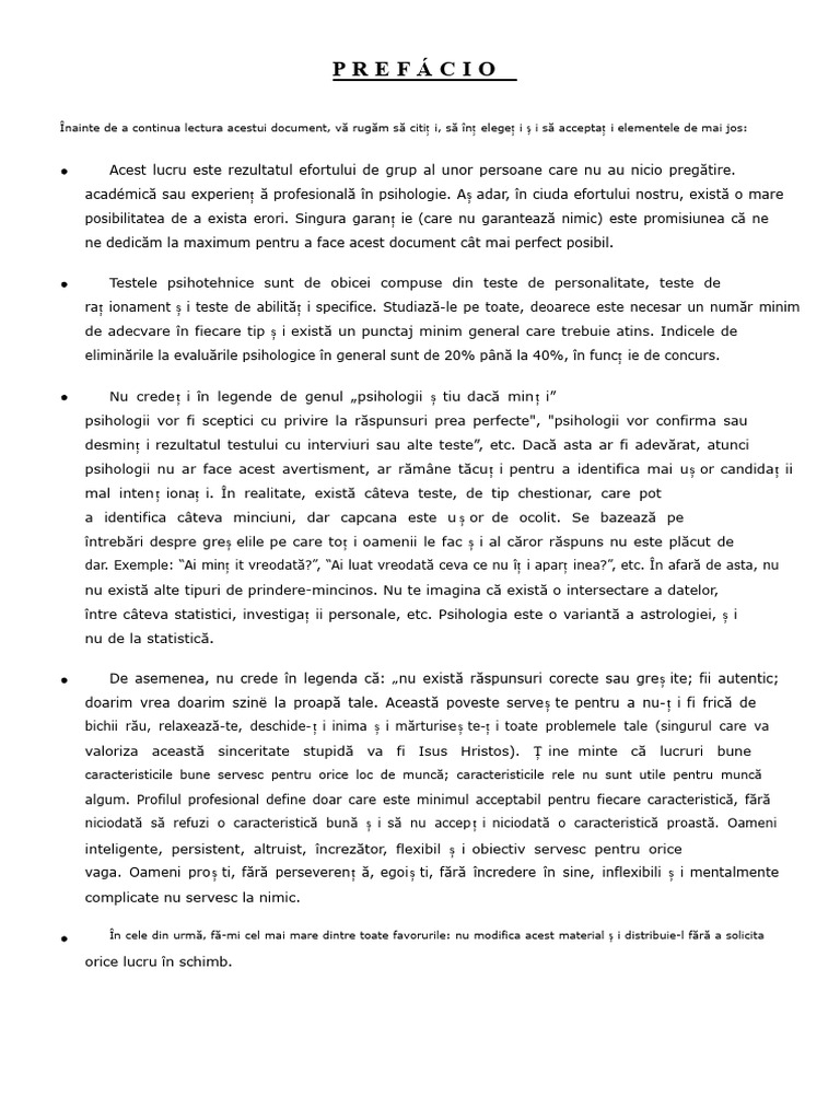 Test de Atenție Concentrată D2 | PDF